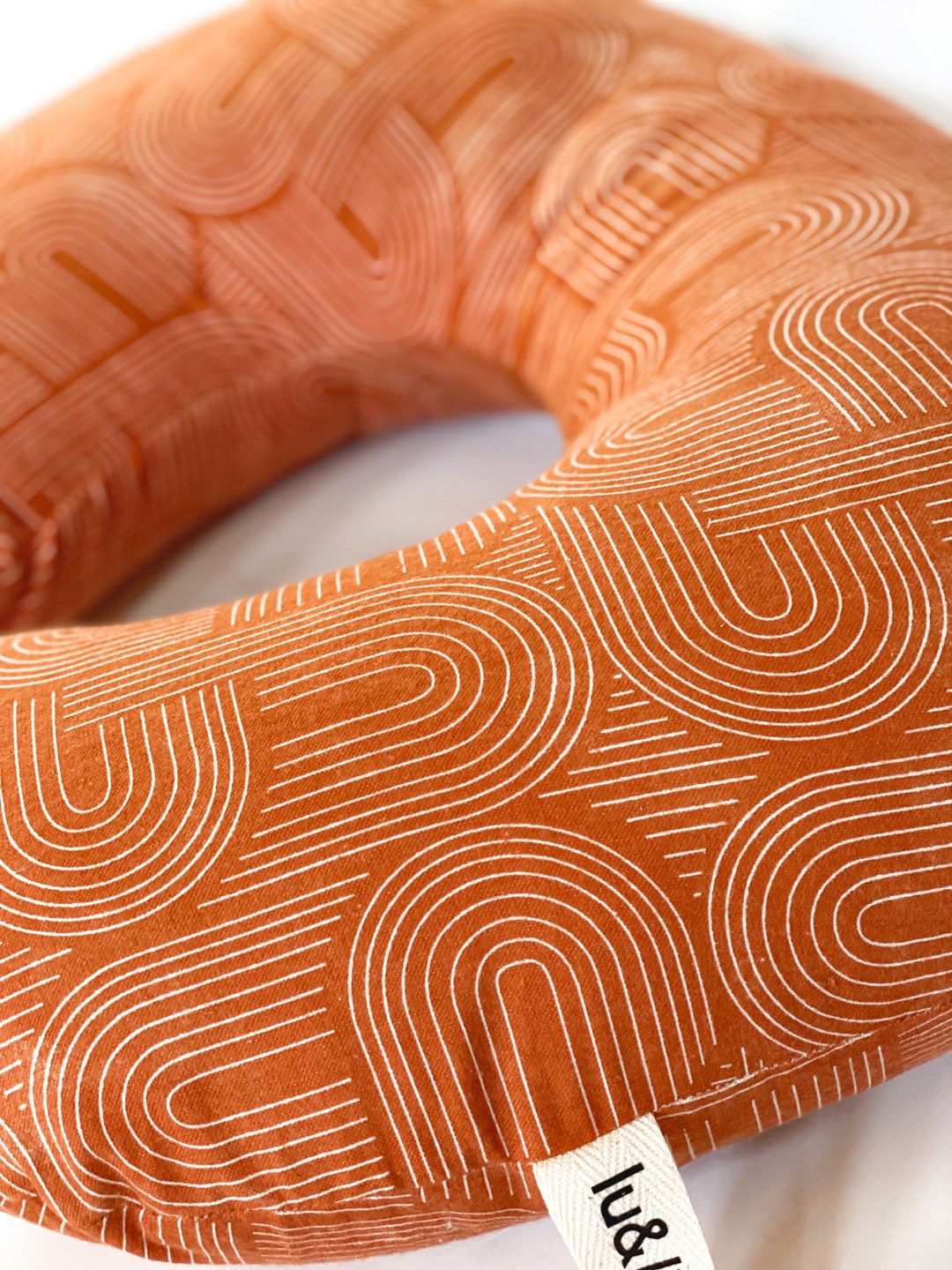 Rainbow Nursing Pillow Cover, Crib Sheet, Changing Pad Cover, Cshaped