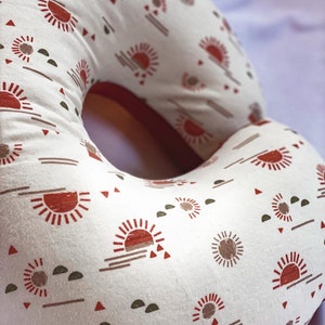 Nursing pillow cover, breastfeeding pillow cover, pillow case for nursing pillow