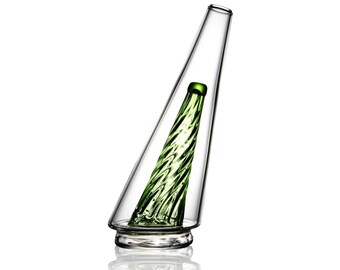 Hand Made Clear Replacement Glass for Puffco Peak Pro 2.0 — Peridot