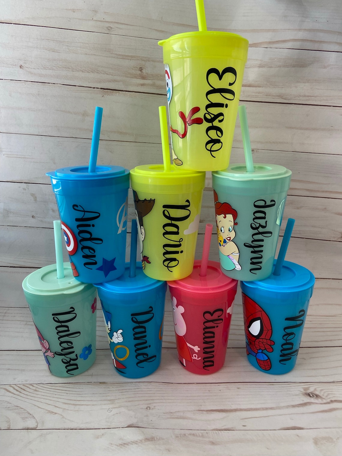 Kids color changing cups / cups for kids / personalized kids Etsy