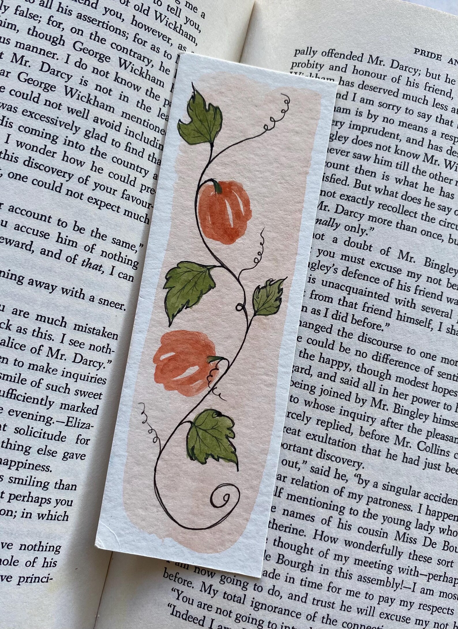 Autumn Bookmarks. Hand Painted Bookmarks, Painted Bookmarks, Mushroom ...