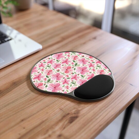 Sakura Wrist Rest Mouse Pad