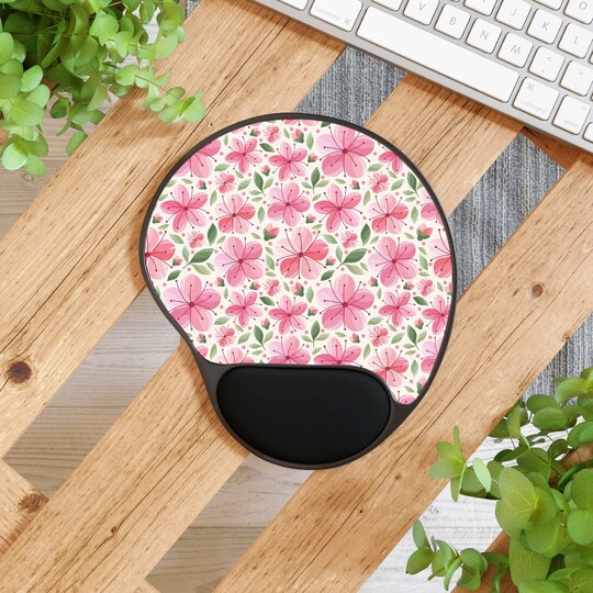 Sakura Wrist Rest Mouse Pad