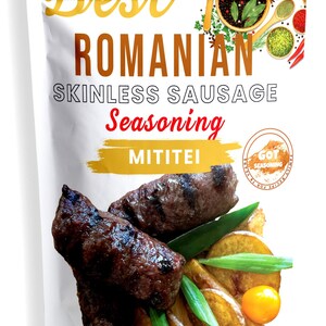 Romanian Mititei seasoning, Mititei spice blend, Mititei seasoning, Romanian seasoning, Romanian meat seasoning, authentic mititei seasoning image 1