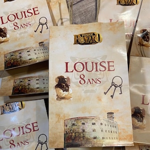 Sac cadeau personnalisé / Gift bag - Anniversaire, baptême, mariage, baby shower, Noël et autre fête - Thème au choix