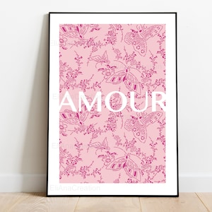 Póster decorativo con temática Liberty para personalizar para decoración de dormitorio, salón y oficina - Regalo para ofrecer
