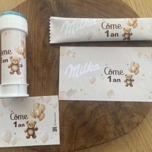 Personalized labels for candies and chocolates - personalized decoration for birthdays, weddings, baptisms, baby showers - Theme of your choice