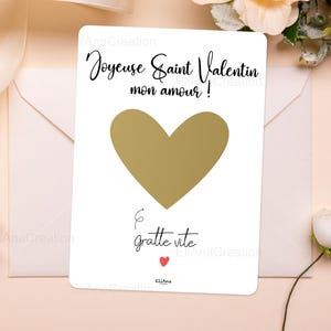 Gratta e vinci personalizzati per San Valentino - annuncio/richiesta/sorpresa - messaggio personalizzato