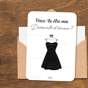 Carta di richiesta testimone da personalizzare: Vuoi essere il mio testimone - Annuncio originale per essere damigella d'onore e testimone immagine 7