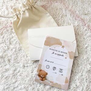 Cartes étapes bébé - Première année bébé - Mois anniversaires de la 1ère année - Cartes évolution de bébé - thème Ourson image 9