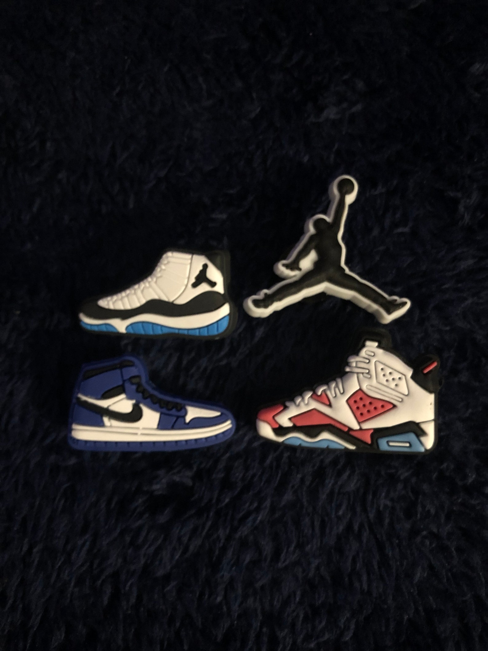 Jordan Set of 4 Shoe Charms/Jibbitz Etsy