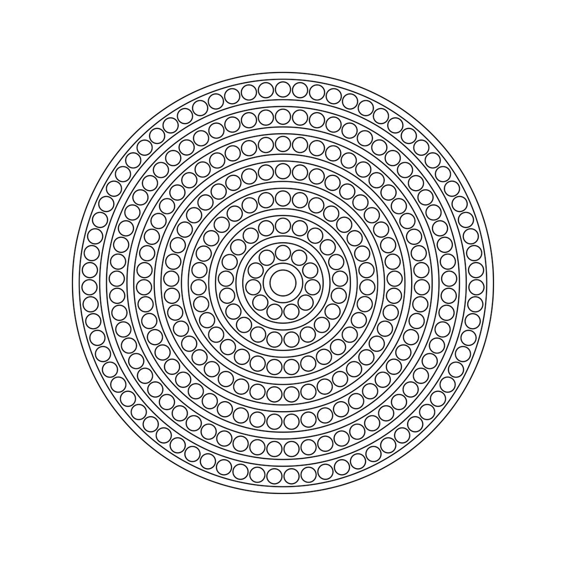 35 Mandala Colouring Pages for Adults Abstract Geometric Coloring Pages ...