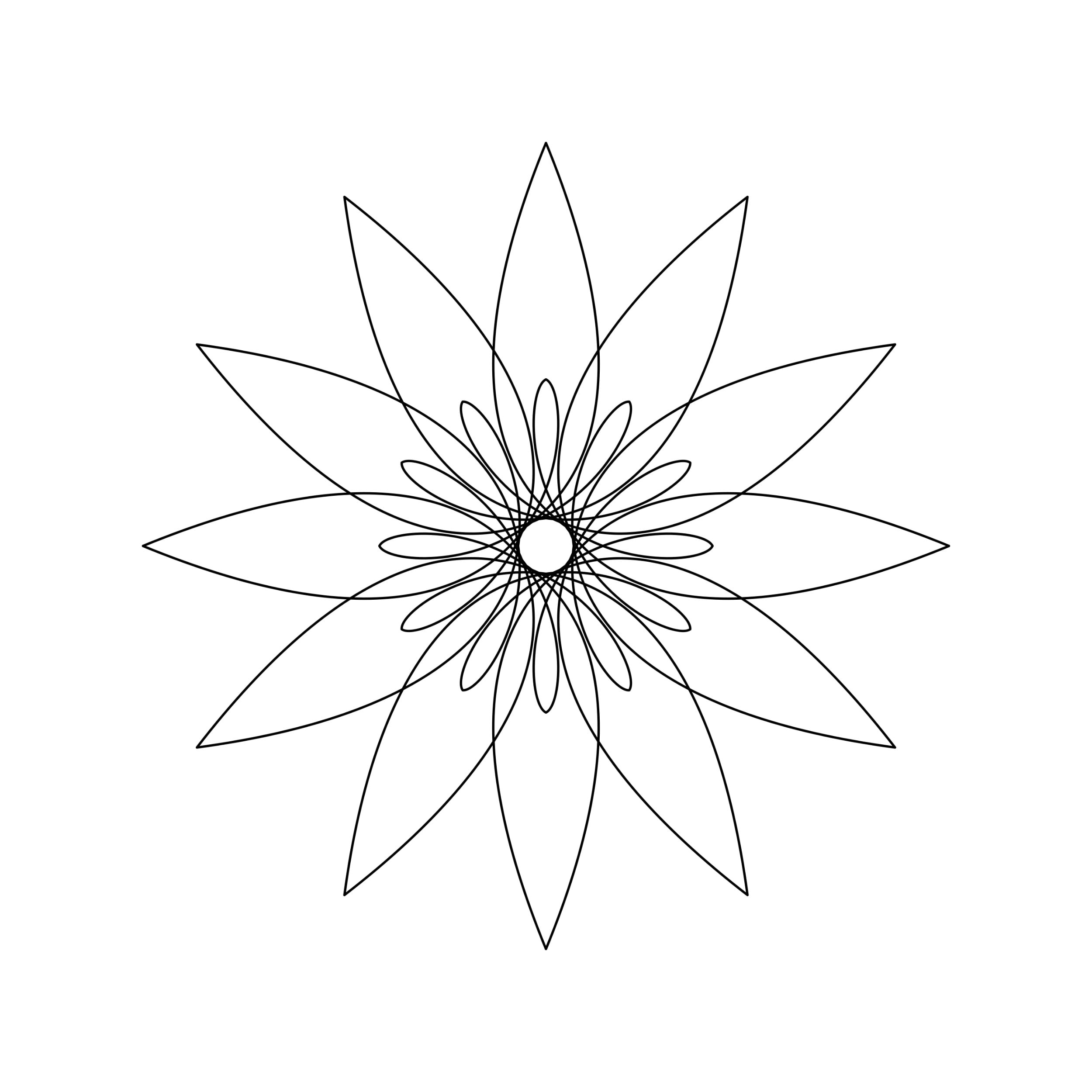35 Mandala Colouring Pages for Adults Abstract Geometric Coloring Pages ...