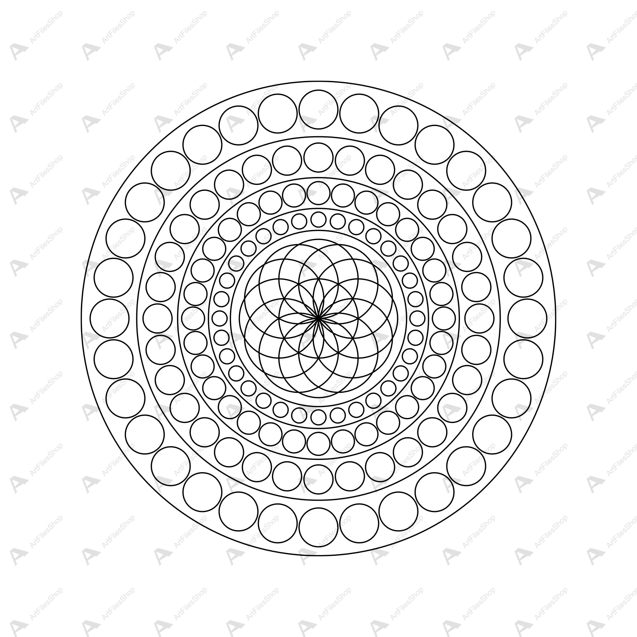 35 Mandala Colouring Pages for Adults - Abstract Geometric Coloring ...