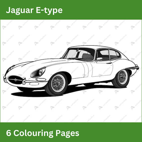 Jaguar E-type設計図カレンダーボード Jaguar E-type設計図カレンダーボード Blueprints > Cars