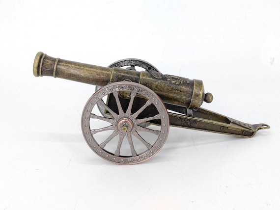 Antique Vintage Look Brass Cannon Decorative Gift Collectible 