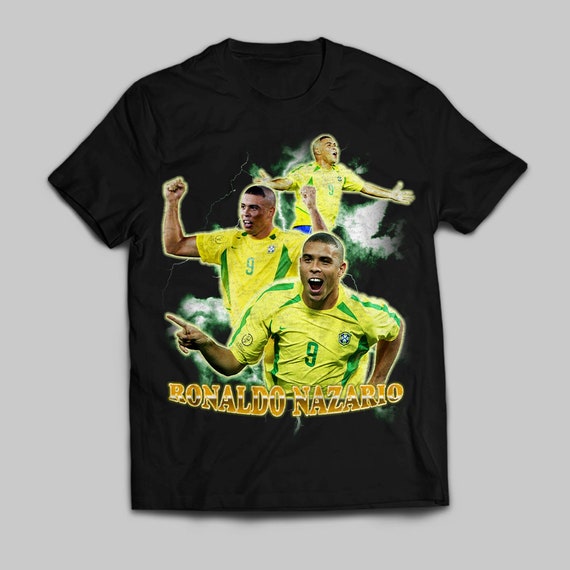Ronaldo Nazario Vintage Style T-shirt 