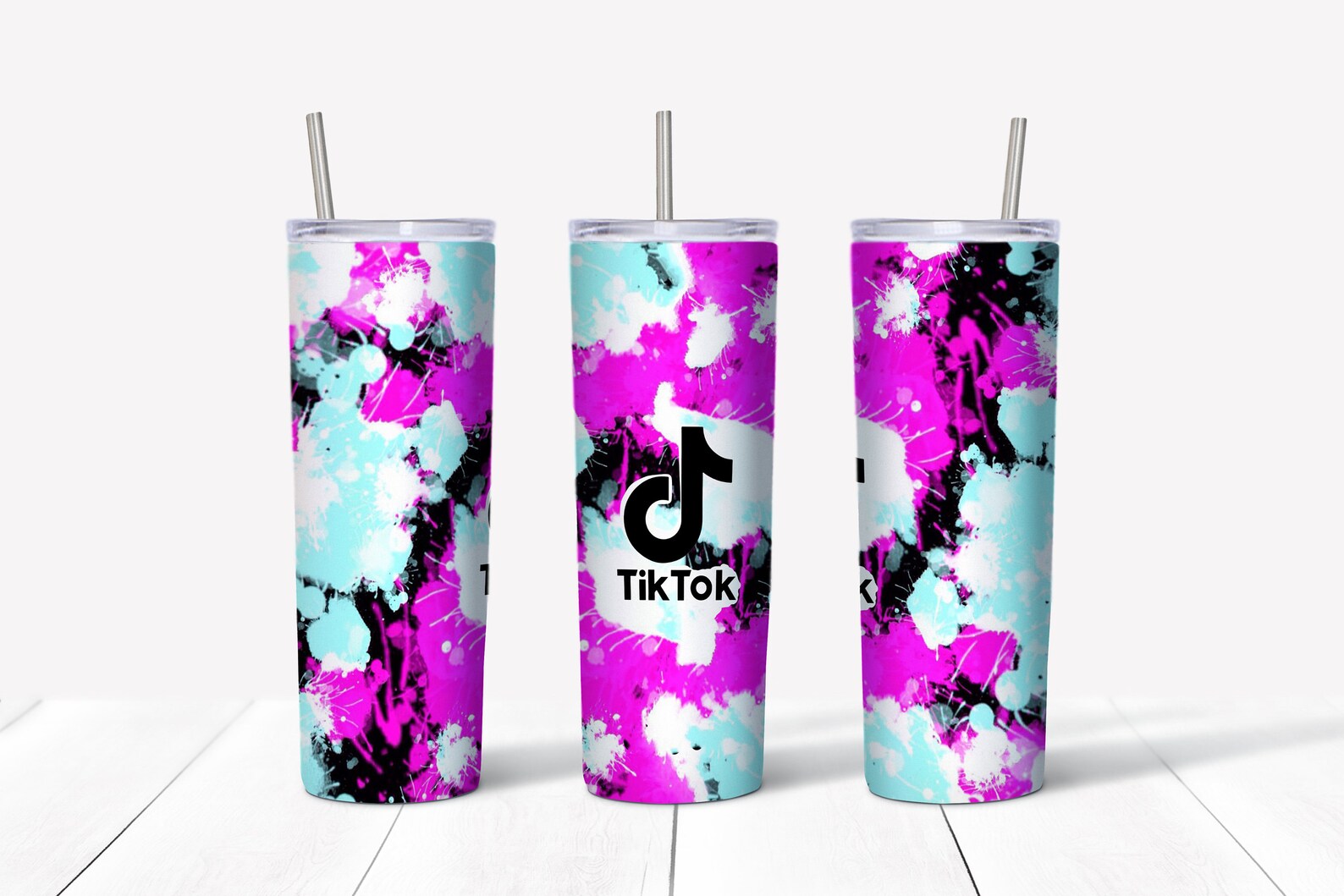 TikTok tumbler wrap png digital design download Etsy