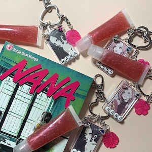 Nana Inspired Keychain with Lipgloss