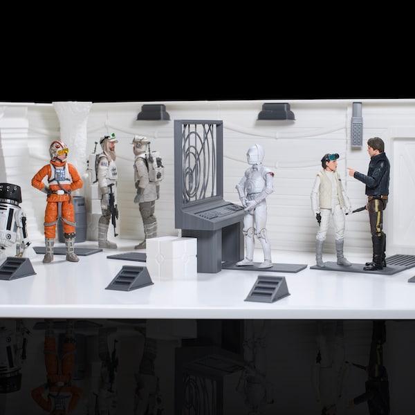 Hoth Echo Base Black Series STL 3D Print Files - Inspired by Star Wars The Empire Strikes Back