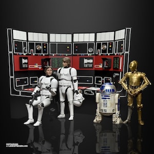 Death Star Control Room Diorama STL 3D Print Files - Inspired by Star Wars