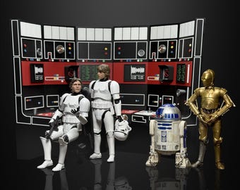 Archivos STL para impresión 3D del diorama de la sala de control de la Estrella de la Muerte: inspirado en Star Wars