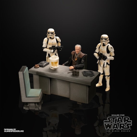 Client's Office Black Series Diorama Inspired by Star Wars: the Mandalorian  