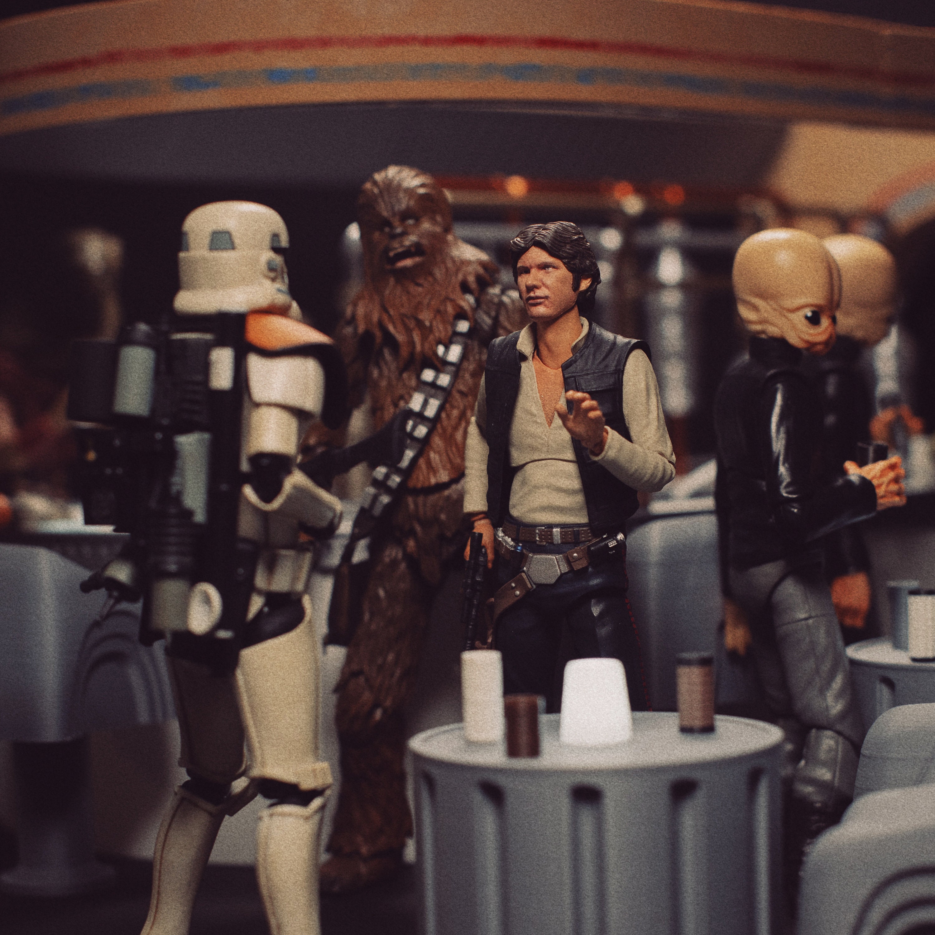 フィギュア Star Wars カンティーナ 3Dジオラマ サンドトルーパー付