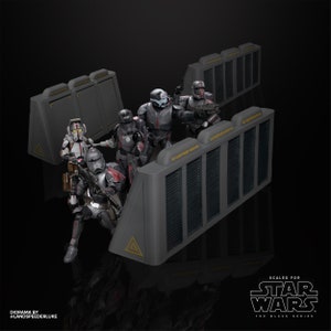 Bad Batch Barricade STL 3D Print Files - Inspired by Star Wars The Bad Batch