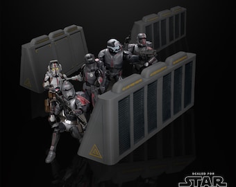 Bad Batch Barricade STL 3D Print Files - Geïnspireerd door Star Wars The Bad Batch