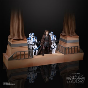Jedi Temple Stairs 3D Print Files - Inspired by Star Wars Revenge of the Sith