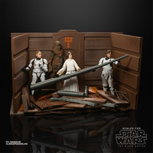 Trash Compactor Diorama STL Files Star Wars Black Series