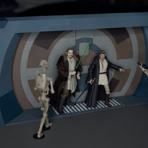 Trade Federation Blast Door STL 3D Print Files - Inspired by Star Wars The Phantom Menace