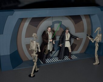 Handelsfederatie Blast Door STL 3D Print Files - Geïnspireerd door Star Wars The Phantom Menace