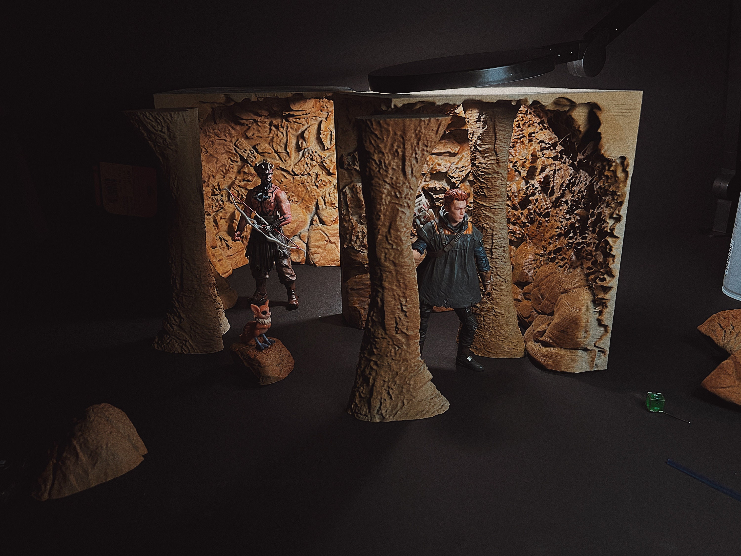 Modular Cave Diorama - STL 3D Print Files