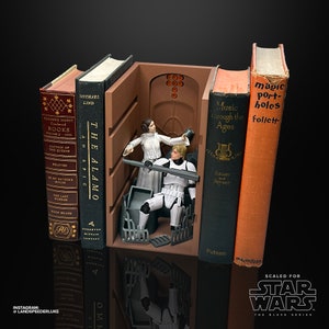 Trash Compactor Book Nook Diorama STL Files - Star Wars Black Series