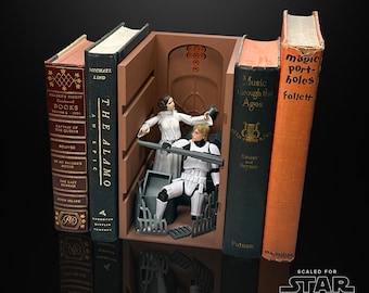Trash Compactor Book Nook Diorama STL Files - Star Wars Black Series