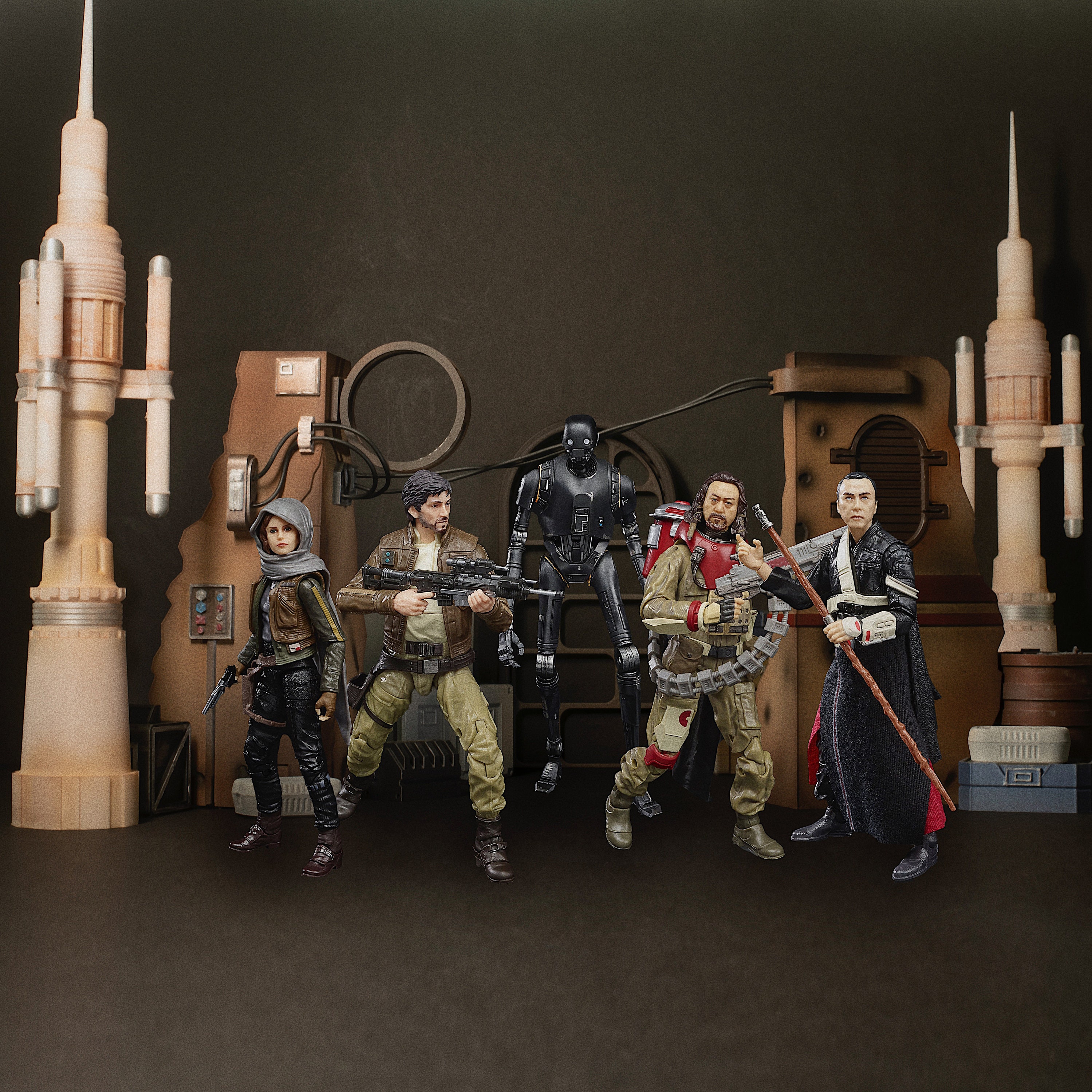Rogue One - Jedha City Diorama STL Files for Star Wars Black