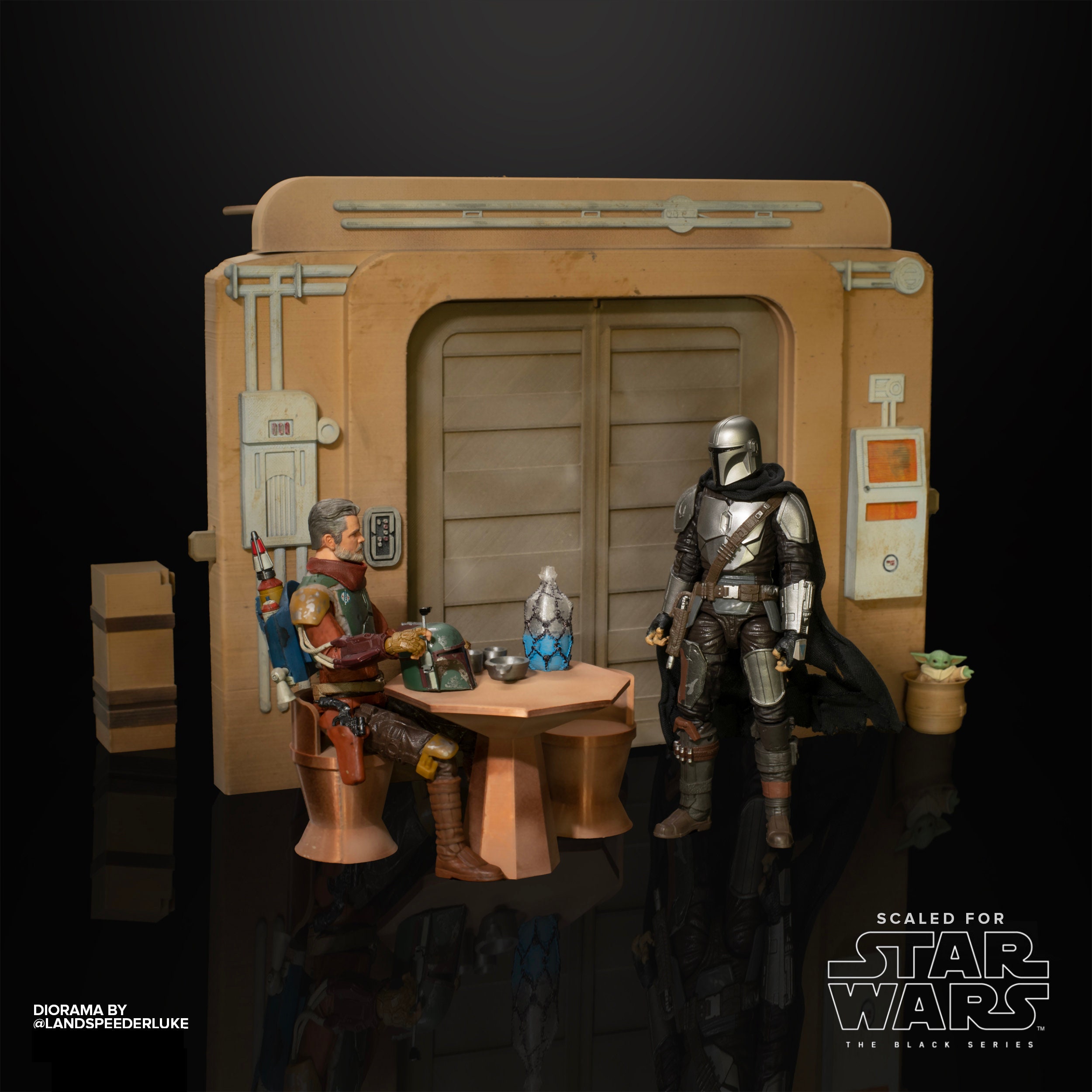 Mos Pelgo Cantina Diorama STL Files for Star Wars Black Series Etsy