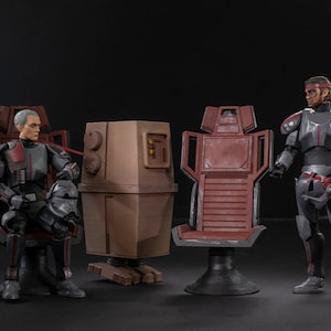 Bad Batch Cockpit STL 3D Print Files - Inspired by Star Wars The Bad Batch