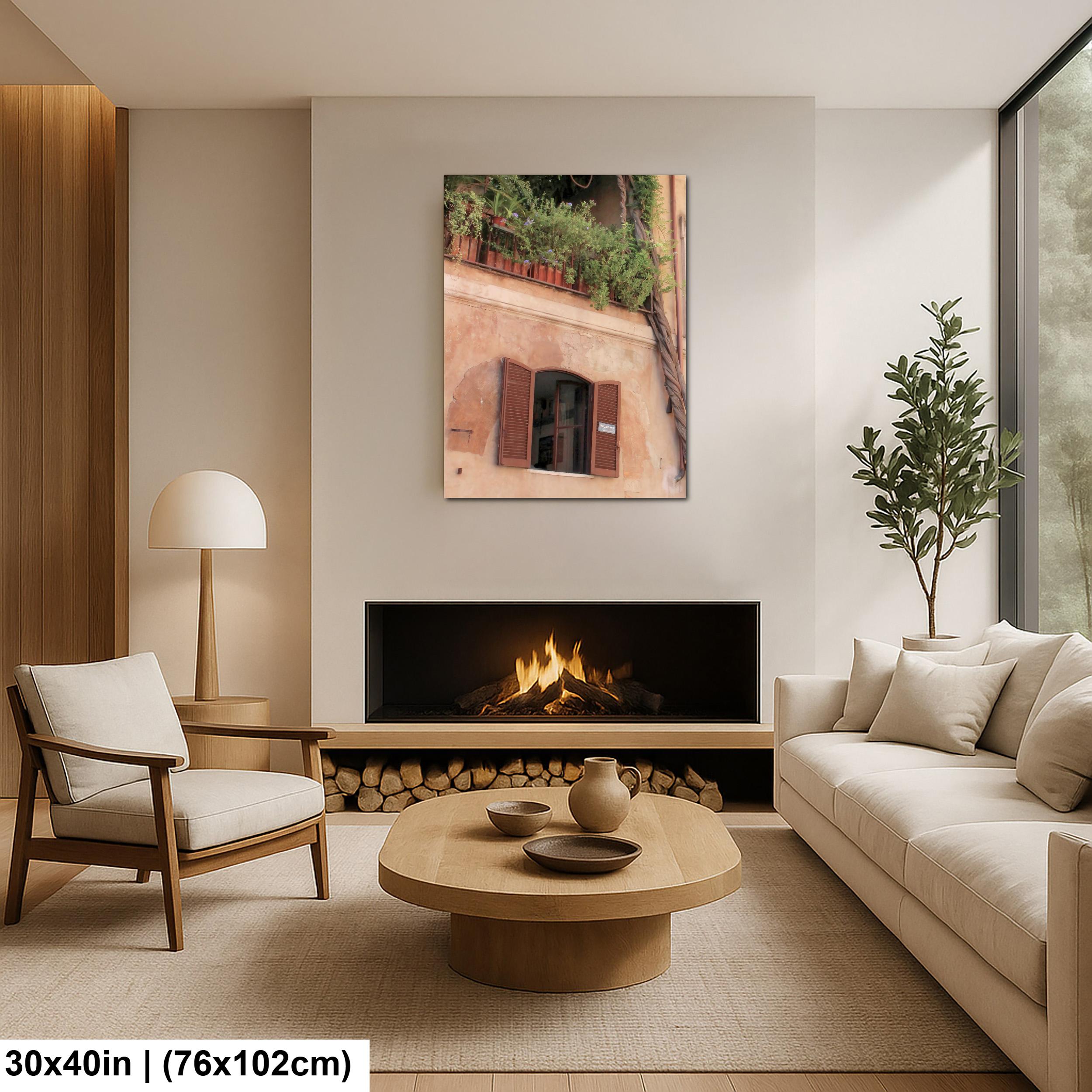 Decorative Windows Rome Rome Window Wall Art Rustic Italian Architecture Print Calm Neutral ...
