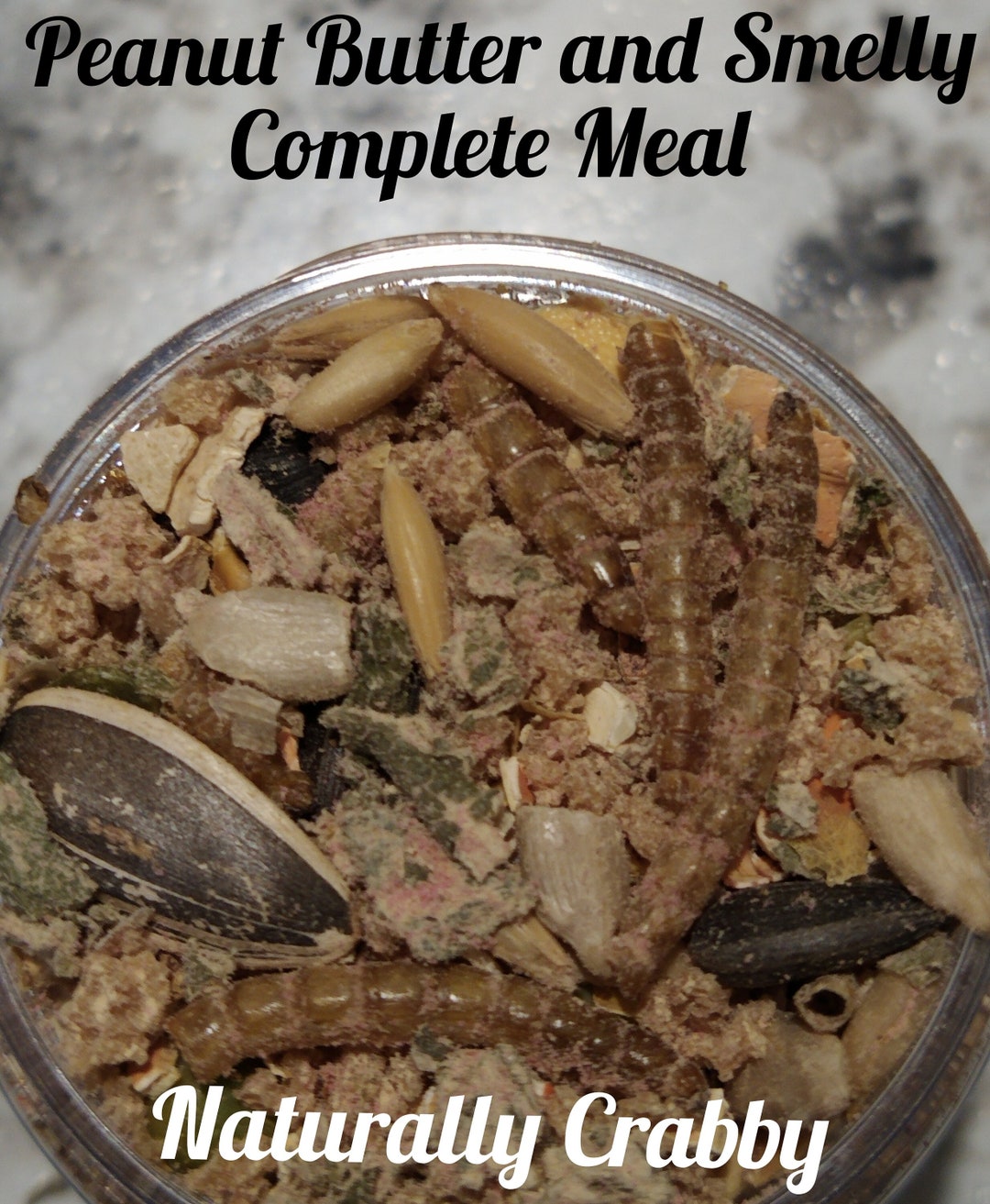 Peanut Butter and Smelly Complete Meal for Hermit Crabs Etsy