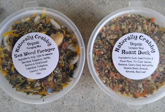 Hermit Crab Food Bundle Complete Meal Roast Duck Seaweed Forager