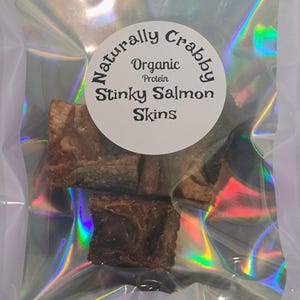 Stinky Salmon Skins for Hermit Crabs