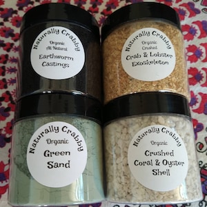 Large Size Hermit Crab Must Haves 6 ounce Jars