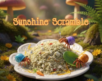 Sunshine Scramble High Protein Treat Mix for Hermit Crabs