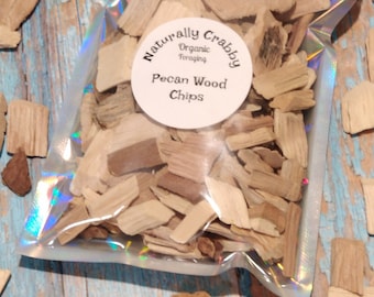 Pecan Wood Chips Foraging Food for Hermit Crabs