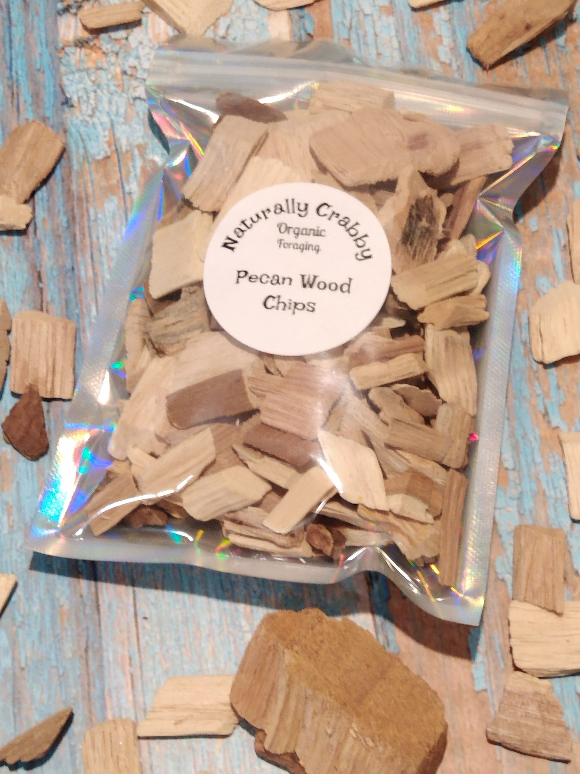 Pecan Wood Chips Foraging Food for Hermit Crabs