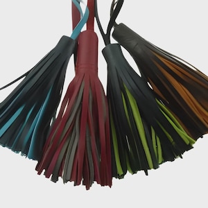 Leather Tassels Tie: Bag, Boot, Jean Decoration - UK Design 9 Sold