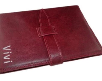 Luxury Leather Diary Travel Notebook Journal A5 refillable custom Personalised